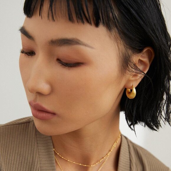 ✨ Artisan Original Sterling Silver Satellite Chain Necklace | Dainty Minimalist - Picture 10 of 12